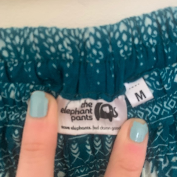 Blue Harem Elephant Pants - Picture 9 of 12